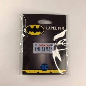DC: Batman License Plate Pin